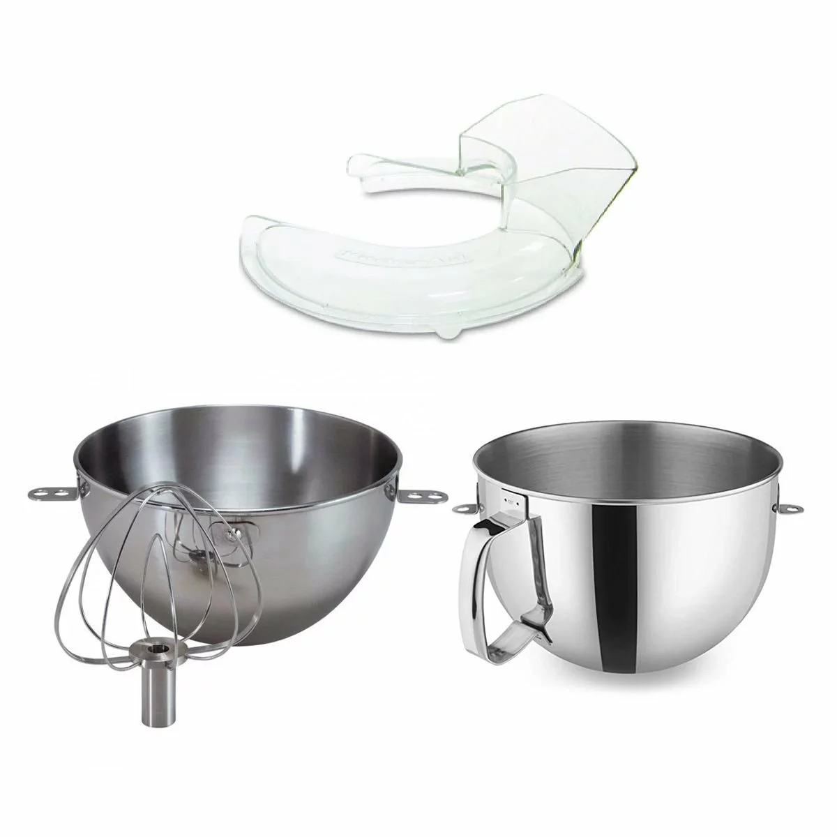 KitchenAid Stand Mixer Bowl Pack | Fits 5-Quart & 6-Quart KitchenAid Bowl-Lift Stand Mixers 4 KitchenAid Stand Mixer Bowl Pack | Fits 5-Quart & 6-Quart KitchenAid Bowl-Lift Stand Mixers - Image 2