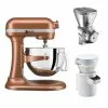 KitchenAid 6-Quart Pro 600 Bowl-Lift Stand Mixer | Copper Pearl + Ultimate Baker's Bundle -Frying, Grilling & Cooking Shop ekb kp26m1xce baker