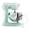 KitchenAid 6-Quart Pro 600 Bowl-Lift Stand Mixer | Ice Blue + Flex Edge Beater -Frying, Grilling & Cooking Shop ekb kp26m1xic fe