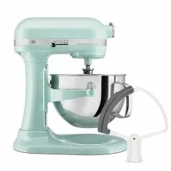 KitchenAid 6-Quart Pro 600 Bowl-Lift Stand Mixer | Ice Blue + Flex Edge Beater