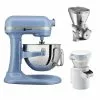 KitchenAid 6-Quart Pro 600 Bowl-Lift Stand Mixer | Matte Vintage Blue + Ultimate Baker's Bundle -Frying, Grilling & Cooking Shop ekb kp26m1xvb baker