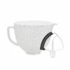KitchenAid 5-Quart Confetti Sprinkle Ceramic Bowl + Flex Edge Beater | Fits 4.5-Quart & 5-Quart KitchenAid Tilt-Head Stand Mixers -Frying, Grilling & Cooking Shop ekb ksm2cb5pcs kfe5t