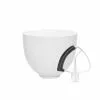 KitchenAid 5-Quart White Mermaid Lace Textured Ceramic Bowl + Flex Edge Beater | Fits 4.5-Quart & 5-Quart KitchenAid Tilt-Head Stand Mixers