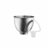 KitchenAid 3.5-Quart Brushed Stainless Steel Bowl + Flex Edge Beater | Fits 3.5-Quart KitchenAid Artisan Mini Tilt-Head Stand Mixers -Frying, Grilling & Cooking Shop ekb ksm35ssb kfe35t