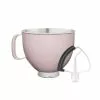 KitchenAid 5-Quart Matte Dried Rose Stainless Steel Bowl + Flex Edge Beater | Fits 4.5-Quart & 5-Quart KitchenAid Tilt-Head Stand Mixers -Frying, Grilling & Cooking Shop ekb ksm5ssbdr kfe5t