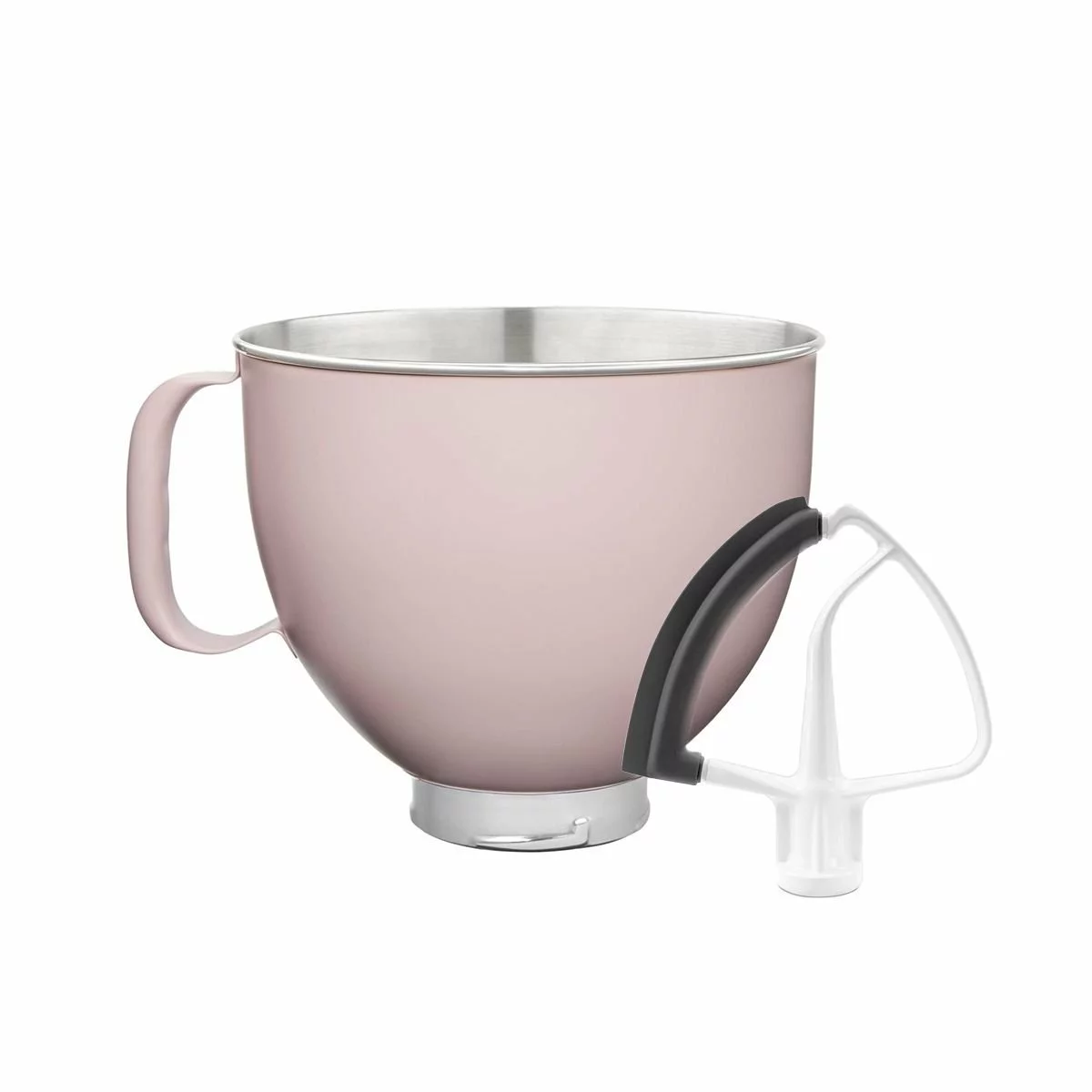 KitchenAid 5-Quart Matte Dried Rose Stainless Steel Bowl + Flex Edge Beater | Fits 4.5-Quart & 5-Quart KitchenAid Tilt-Head Stand Mixers 3 KitchenAid 5-Quart Matte Dried Rose Stainless Steel Bowl + Flex Edge Beater | Fits 4.5-Quart & 5-Quart KitchenAid Tilt-Head Stand Mixers