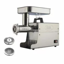 LEM Big Bite Meat Grinder #12 With Premium Salvinox 1/8" And 1/4" Grinder Plates