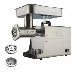 LEM Big Bite Meat Grinder #32 With Premium Salvinox 1/8" And 1/4" Grinder Plates