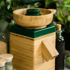 NutriMill Harvest Grain Mill | Forest Green -Frying, Grilling & Cooking Shop forest green harvest grain mill 1