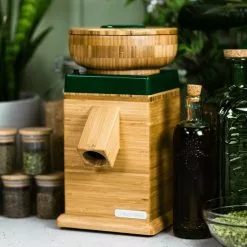 NutriMill Harvest Grain Mill | Forest Green -Frying, Grilling & Cooking Shop forest green harvest grain mill 2