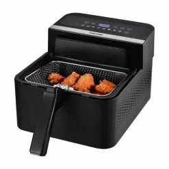 Kalorik 2-in-1 Digital Air & Deep Fryer | Black -Frying, Grilling & Cooking Shop ft 45418 d