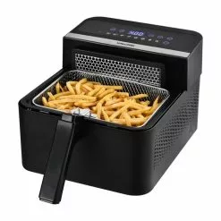 Kalorik 2-in-1 Digital Air & Deep Fryer | Black -Frying, Grilling & Cooking Shop ft 45418 e