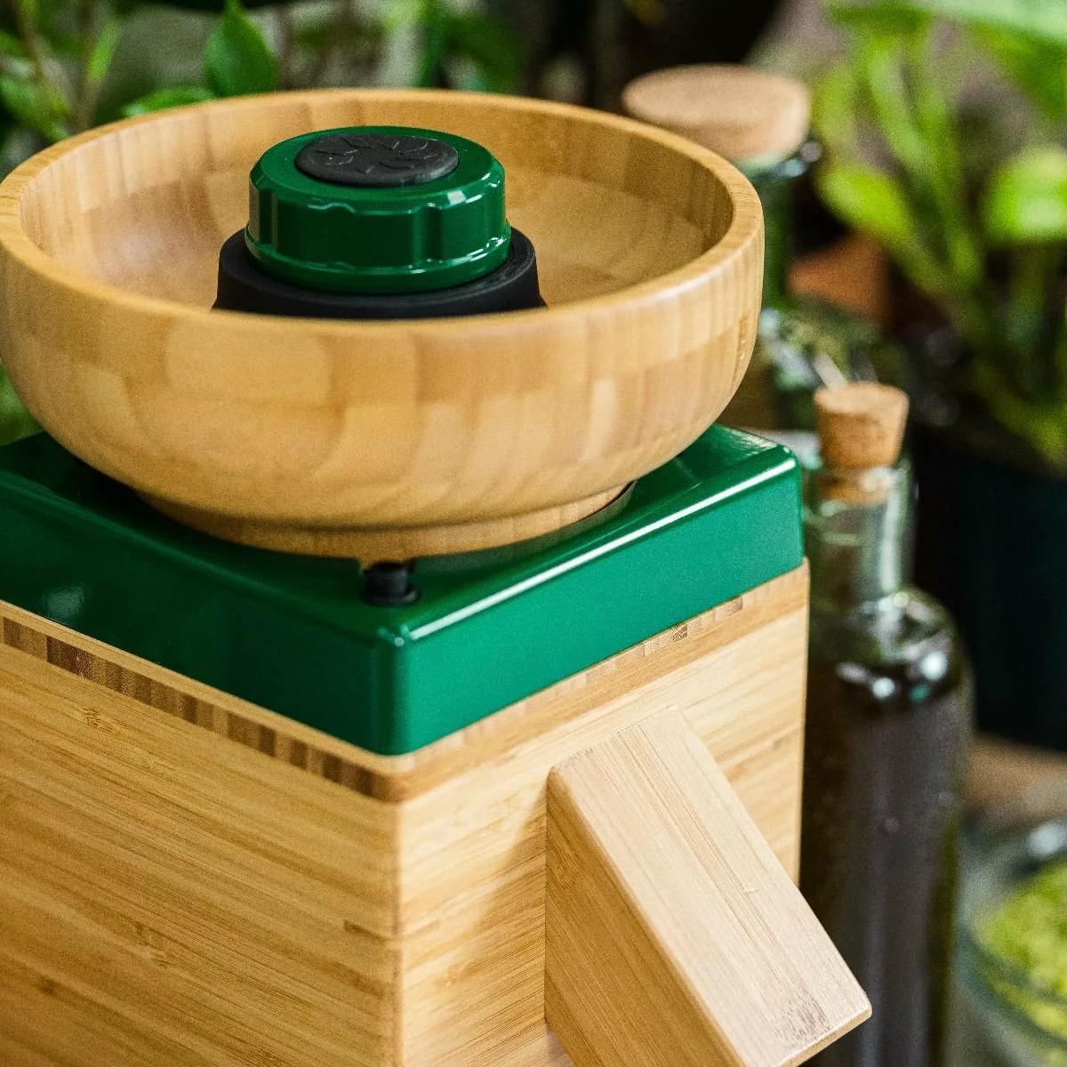 NutriMill Harvest Grain Mill | Forest Green + Cutting Board & Canister Bundle 12 NutriMill Harvest Grain Mill | Forest Green + Cutting Board & Canister Bundle - Image 10