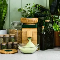 NutriMill Harvest Grain Mill | Forest Green + Cutting Board & Canister Bundle 16 NutriMill Harvest Grain Mill | Forest Green + Cutting Board & Canister Bundle -Frying, Grilling & Cooking Shop greenharv7