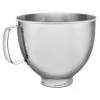 KitchenAid 5-Quart Hammered Stainless Steel Bowl | Fits 4.5-Quart & 5-Quart KitchenAid Tilt-Head Stand Mixers -Frying, Grilling & Cooking Shop hammered bowl