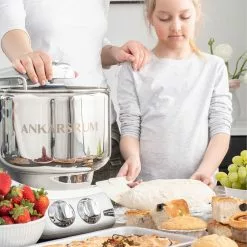 Ankarsrum Original 6230 Model Stand Mixer | Gloss White -Frying, Grilling & Cooking Shop homemade 4x5