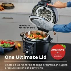 Instant Pot Duo Crisp With Ultimate Lid | 6-Quart -Frying, Grilling & Cooking Shop ib 140 0068 01 duo crisp ultimate lid atf square tile2