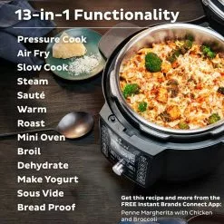 Instant Pot Duo Crisp With Ultimate Lid | 6-Quart -Frying, Grilling & Cooking Shop ib 140 0068 01 duo crisp ultimate lid atf square tile3