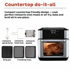 Instant Vortex Plus Air Fryer Oven | 10-Quart -Frying, Grilling & Cooking Shop ib 140 3000 01 vortex plus afo 10qt atf square tile6 v3