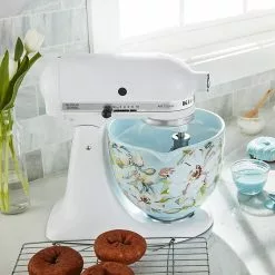KitchenAid 5-Quart White Gardenia Patterned Ceramic Bowl | Fits 4.5-Quart & 5-Quart KitchenAid Tilt-Head Stand Mixers 5 KitchenAid 5-Quart White Gardenia Patterned Ceramic Bowl | Fits 4.5-Quart & 5-Quart KitchenAid Tilt-Head Stand Mixers -Frying, Grilling & Cooking Shop kagarden2