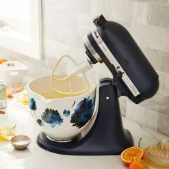 KitchenAid 5-Quart Ink Watercolor Ceramic Bowl + Flex Edge Beater | Fits 4.5-Quart & 5-Quart KitchenAid Tilt-Head Stand Mixers -Frying, Grilling & Cooking Shop kaink4 1
