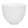 KitchenAid 5-Quart White Mermaid Textured Lace Ceramic Bowl | Fits 4.5-Quart & 5-Quart KitchenAid Tilt-Head Stand Mixers 2 KitchenAid 5-Quart White Mermaid Textured Lace Ceramic Bowl | Fits 4.5-Quart & 5-Quart KitchenAid Tilt-Head Stand Mixers -Frying, Grilling & Cooking Shop kamermaid1 1
