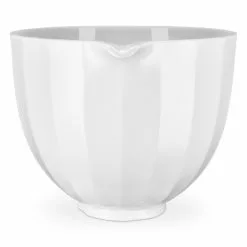 KitchenAid 5-Quart White Shell Ceramic Bowl + Flex Edge Beater | Fits 4.5-Quart & 5-Quart KitchenAid Tilt-Head Stand Mixers -Frying, Grilling & Cooking Shop kashell2