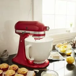 KitchenAid 5-Quart White Chocolate Ceramic Bowl + Flex Edge Beater | Fits 4.5-Quart & 5-Quart KitchenAid Tilt-Head Stand Mixers -Frying, Grilling & Cooking Shop kawhitechocolate3 1