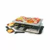 Swissmar Stelvio 8 Person Stone Raclette Party Grill - Stainless -Frying, Grilling & Cooking Shop kf 77081 stelvio 8 person stone raclette grill swissmar
