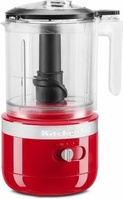 KitchenAid 5-Cup Cordless Food Chopper | Passion Red -Frying, Grilling & Cooking Shop kfcb519pa cordless food chopper in passion red