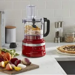 KitchenAid Base 7-Cup Food Processor | Empire Red -Frying, Grilling & Cooking Shop kfp0718er 5