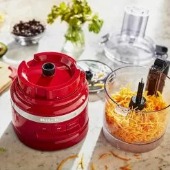 KitchenAid Base 7-Cup Food Processor | Empire Red -Frying, Grilling & Cooking Shop kfp0718er 7
