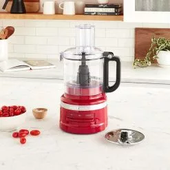 KitchenAid Base 7-Cup Food Processor | Empire Red -Frying, Grilling & Cooking Shop kfp0718er 8