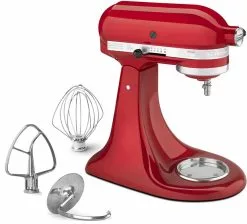 KitchenAid 5-Quart Artisan Design Series Tilt-Head Stand Mixer | Candy Apple Red -Frying, Grilling & Cooking Shop kitchenaid mixer candy apple red 2 ksm155gbca popup