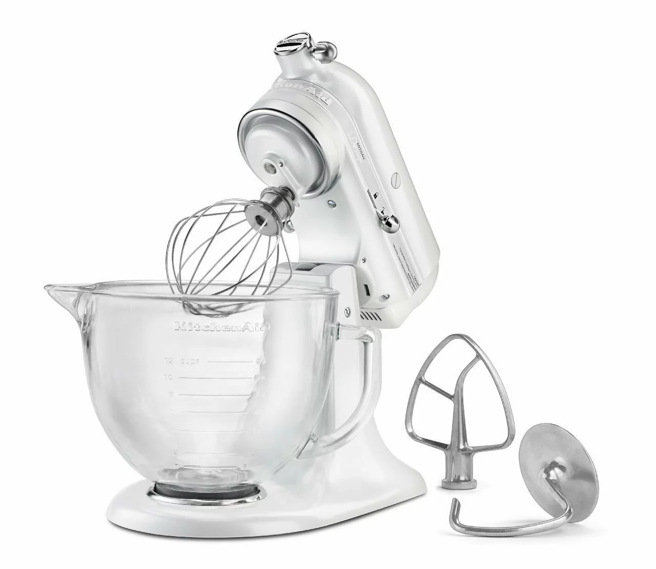 KitchenAid 5-Quart Artisan Design Series Tilt-Head Stand Mixer | Frosted Pearl 5 KitchenAid 5-Quart Artisan Design Series Tilt-Head Stand Mixer | Frosted Pearl - Image 3