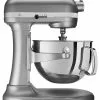 KitchenAid 6-Quart Pro 600 Bowl-Lift Stand Mixer | Silver -Frying, Grilling & Cooking Shop kp26m1xsl kitchenaid silver pro 6 mixer