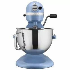KitchenAid 6-Quart Pro 600 Bowl-Lift Stand Mixer | Matte Vintage Blue -Frying, Grilling & Cooking Shop kp26m1xvb front