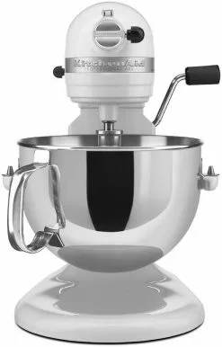 KitchenAid 6-Quart Pro 600 Bowl-Lift Stand Mixer | White -Frying, Grilling & Cooking Shop kp26m1xwh kitchenaid white stand mixer popup