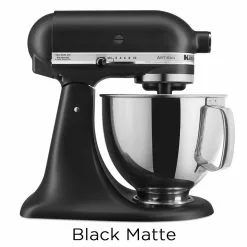KitchenAid 5-Quart Artisan Tilt-Head Stand Mixers | Multiple Colors Available -Frying, Grilling & Cooking Shop ksm150psbm black matte