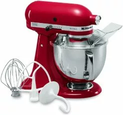 KitchenAid 5-Quart Artisan Tilt-Head Stand Mixer | Empire Red -Frying, Grilling & Cooking Shop ksm150pser red kitchen aid popup
