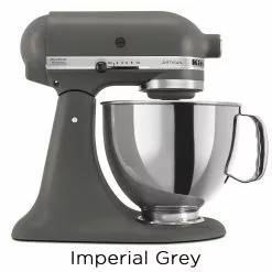 KitchenAid 5-Quart Artisan Tilt-Head Stand Mixers | Multiple Colors Available -Frying, Grilling & Cooking Shop ksm150psgr imperial grey