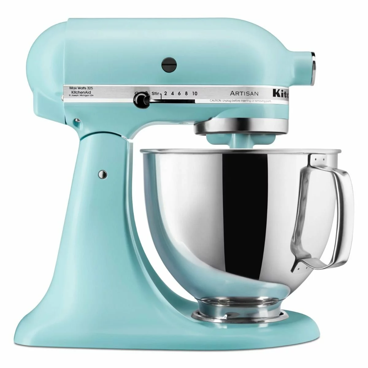 KitchenAid 5-Quart Artisan Tilt-Head Stand Mixer | Mineral Water Blue 3 KitchenAid 5-Quart Artisan Tilt-Head Stand Mixer | Mineral Water Blue