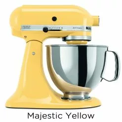 KitchenAid 5-Quart Artisan Tilt-Head Stand Mixers | Multiple Colors Available -Frying, Grilling & Cooking Shop ksm150psmy majestic yellow