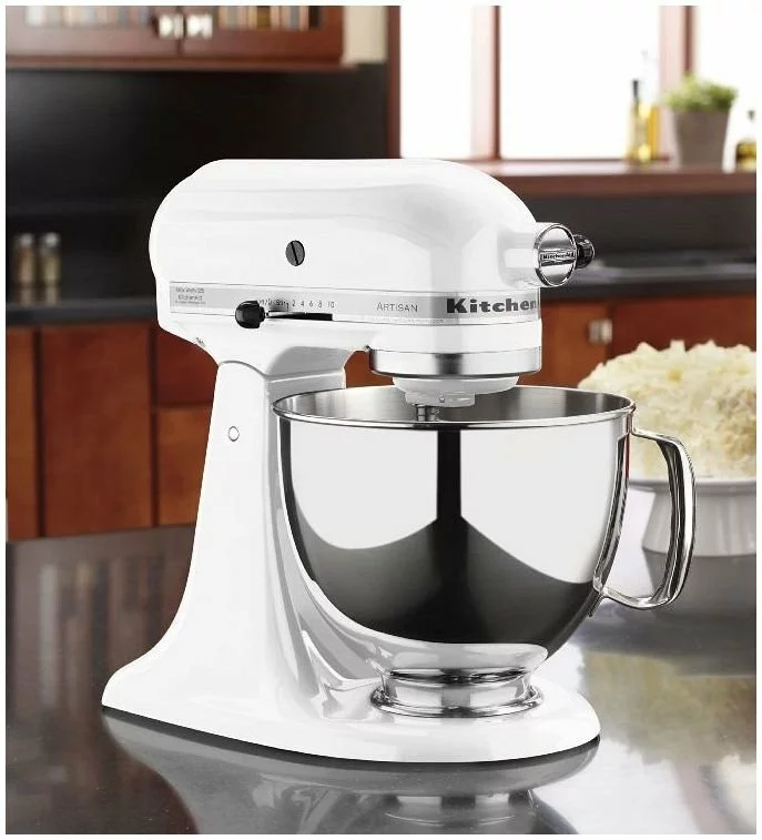 KitchenAid 5-Quart Artisan Tilt-Head Stand Mixer | White 5 KitchenAid 5-Quart Artisan Tilt-Head Stand Mixer | White - Image 3