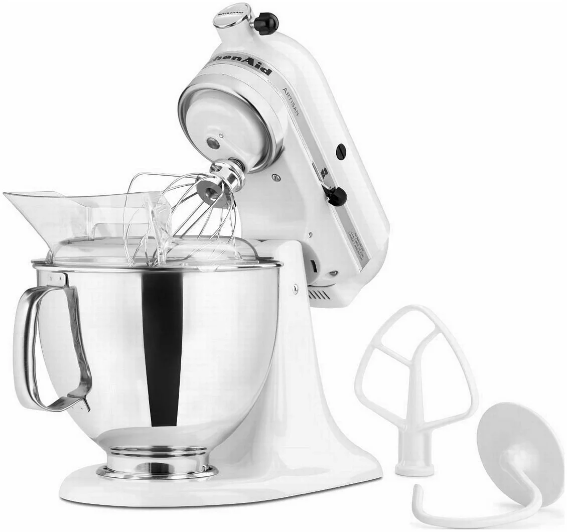 KitchenAid 5-Quart Artisan Tilt-Head Stand Mixer | White 6 KitchenAid 5-Quart Artisan Tilt-Head Stand Mixer | White - Image 4