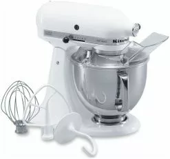 KitchenAid 5-Quart Artisan Tilt-Head Stand Mixer | White 7 KitchenAid 5-Quart Artisan Tilt-Head Stand Mixer | White -Frying, Grilling & Cooking Shop ksm150pswh white kitchenaid atrisan mixer popup