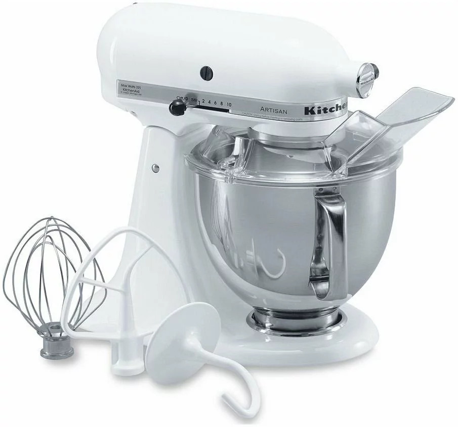 KitchenAid 5-Quart Artisan Tilt-Head Stand Mixer | White 4 KitchenAid 5-Quart Artisan Tilt-Head Stand Mixer | White - Image 2