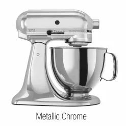 KitchenAid 5-Quart Artisan Custom Metallic Series Tilt-Head Stand Mixer | Multiple Colors Available -Frying, Grilling & Cooking Shop ksm152pscr