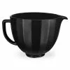 KitchenAid 5-Quart Black Shell Patterned Ceramic Bowl | Fits 4.5-Quart & 5-Quart KitchenAid Tilt-Head Stand Mixers