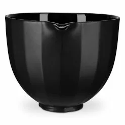 KitchenAid 5-Quart Black Shell Patterned Ceramic Bowl | Fits 4.5-Quart & 5-Quart KitchenAid Tilt-Head Stand Mixers -Frying, Grilling & Cooking Shop ksm2cb5pbs 2